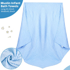 Chumia soft cotton muslin towels highlighting skin-friendly material for newborns.