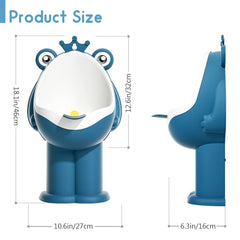 Chussaanj frog-urinal height-adjustable design supports growing children.