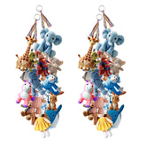 CHYODECOR 2pcs 80 inch cotton hanging chain ready for plush organization.