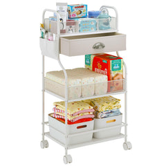 Cidaziya Baby Diaper Caddy top compartments for quick changes