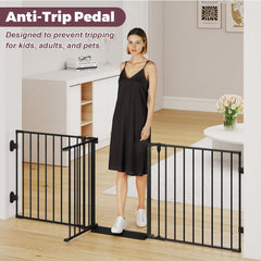 Cideny anti-trip pedal feature supporting safe doorway passage.