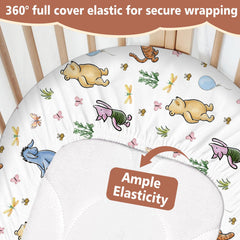 Cidobi Winnie elastic edge detail for a snug fit during sleep.