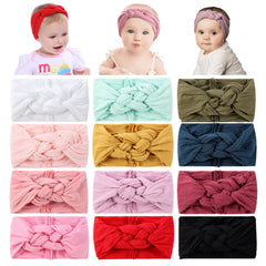 Cinaci 12-pack knotted headbands white for everyday outfits and gentle secure wear.