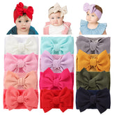 Cinaci 12-pack oversized headbands with colorful bows for versatile outfits.
