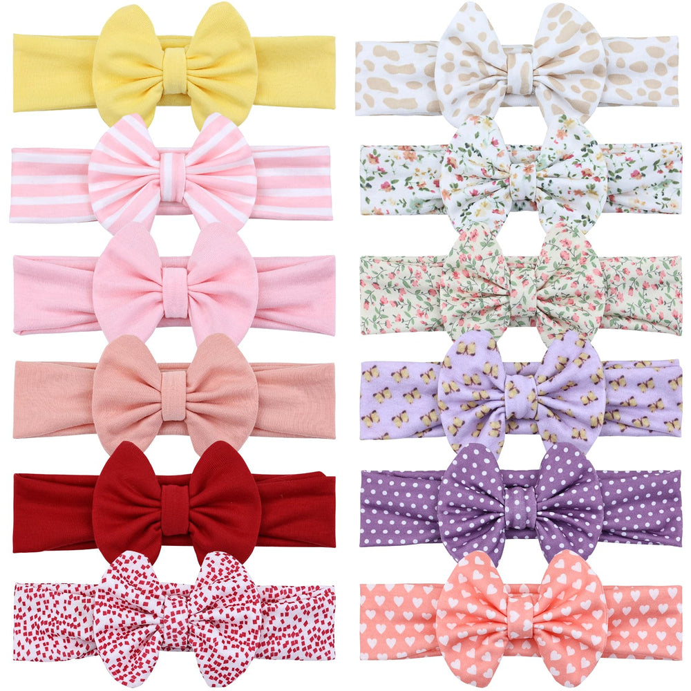 Cinaci baby headbands close-up showing soft breathable fabric for comfort
