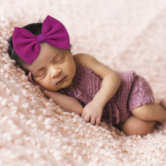Cinaci headbands shown on baby girls ready for daily wear and photos.