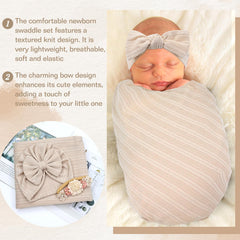 Cinaci nylon flower headband provides fashionable flair with easy elastic fit for babies