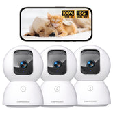 CINMOORE 5G indoor security camera front view for all-day home monitoring