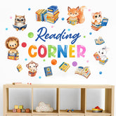 Cinrobiye woodland owl reading books decor inspires cozy literacy moments in classrooms and nurseries.