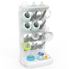 CINWWNI bottle drying rack front view showing space-saving design for busy kitchens.