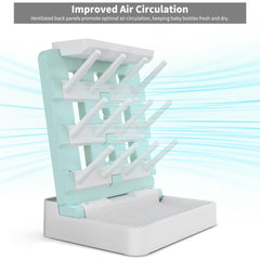 CINWWNI bottle-drying-rack ventilation backboard speeds up bottle drying.