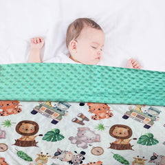Citihomy baby blanket crib setup showcases 30x40 inch coverage for naps.