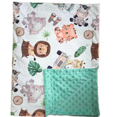 Citihomy baby blanket ultra-soft minky texture for gentle newborn comfort.