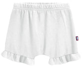 City Threads diaper cover white front view for soft cotton comfort