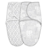 CIVARUA KIDS elephant-design swaddles wrap newborns for calm sleep