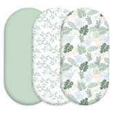 Civarua Kids bassinet sheets closeup fabric highlights ultra-soft breathable material for baby comfort.