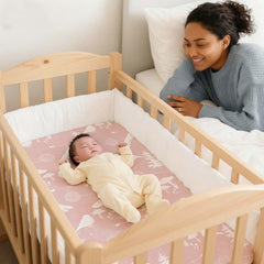 Civarua Kids 33x20 sheets fit most rectangular bedside bassinets for secure sleep