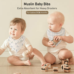 Civarua Kids bibs back view highlights durable backing for easy cleaning.