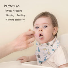 Civarua Kids bibs adjustable snaps demonstrate growing-with-baby versatility.