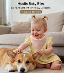 CIVARUA KIDS bib with adjustable snaps accommodates growing necks.