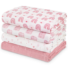 Civarua Kids muslin swaddle blankets with soft texture for newborn soothing