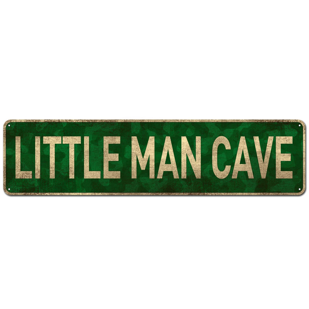 CIVOTIL Little Man Cave sign front view with bold typography for room impact.