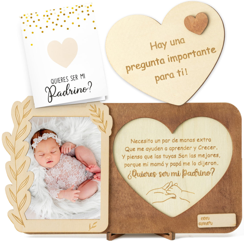 CJiangpo godfather frame puzzle reveal for heartfelt proposal keepsake