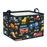 Clastyle City Car Baby Laundry Hamper front view with sturdy carry handle for easy transport.