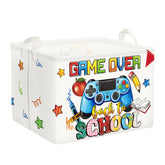 Clastyle Cool Game Storage Basket front view for easy kid toy cleanup and quick tidying