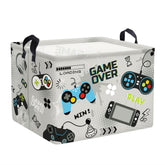 Clastyle Cool Game Storage Basket full view shows ample toy storage and collapsible design.