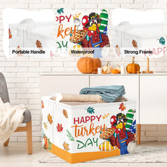 Clastyle Fall Harvest Basket sturdy handles for effortless transport around the home.