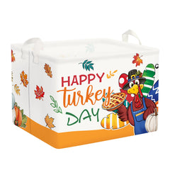 Clastyle Fall Harvest Basket pumpkin design for toy storage and playroom organization.
