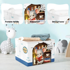Clastyle nursery bin for baby clothes organizer keeps essentials neatly sorted.