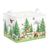 Clastyle Pine Forest Baby Laundry Hamper shows a spacious storage design for nursery organization.