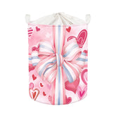 Clastyle Ribbon Bow Gift Box Pink—stylish baby storage and gift-ready presentation.