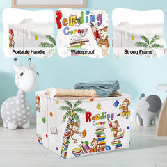 Clastyle soft-sides storage basket designed for easy transport and kid-friendly handling.