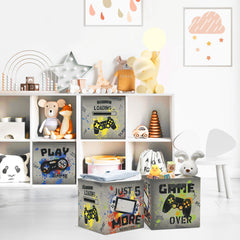 Clastyle 11.8-inch cube designed for Kallax shelves keeping toys neatly stored