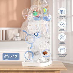 clesoo detachable drip tray keeps the counter dry after washing