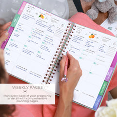 Clever Fox three-trimester planning section highlights structured guidance for each stage