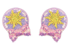 CLGIFT Minnie Ears headband with Rapunzel clip, comfy fit for birthday photos and cosplay