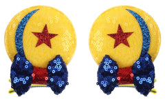 CLGIFT Minnie Ears Baby Headband with sparkling sequins for adorable photos