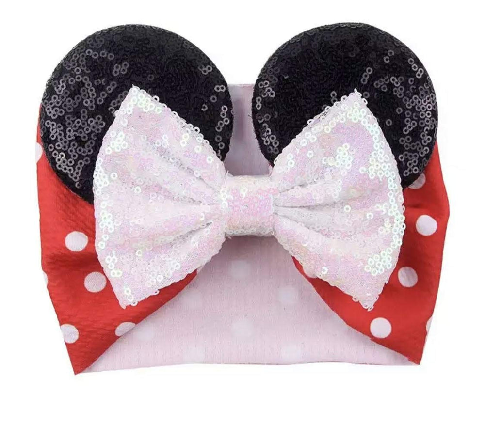 CLGIFT Minnie Ears headband with sequin detail for playful photo moments at parties.
