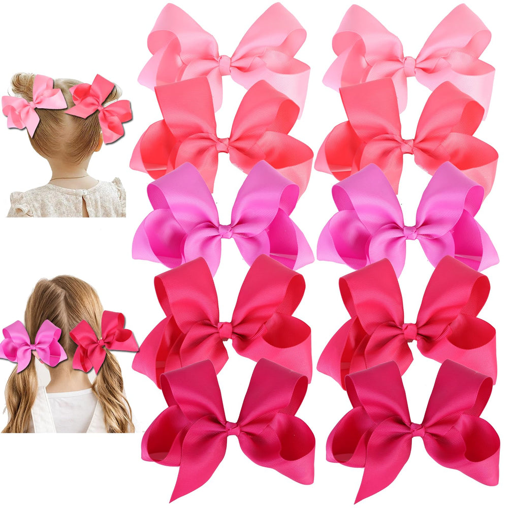 Clipband hair bows 10pcs black grosgrain clips provide secure all-day wear for girls.