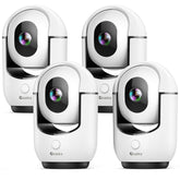 Cloarks 2K indoor camera front view demonstrates a compact, discreet home security design.