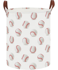 CLOCOR baseball laundry basket ready for toy storage and quick laundry sorting.
