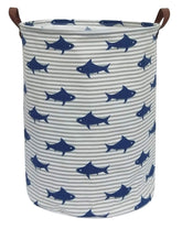 CLOCOR Shark laundry basket with foldable design for easy storage.