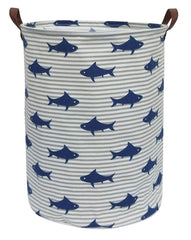 CLOCOR Shark laundry basket with foldable design for easy storage.