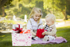 CLOCOR Valentines basket closeup pattern, kid-friendly design adds charming decor.
