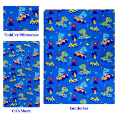 Cloele dinosaur crib bedding comforter keeps baby cozy through the night