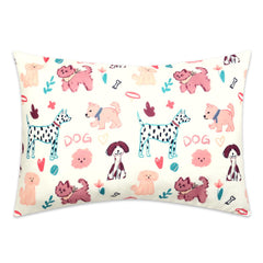 Cloele dog-pattern toddler pillowcase 12x16 for soft, breathable kids' naps.
